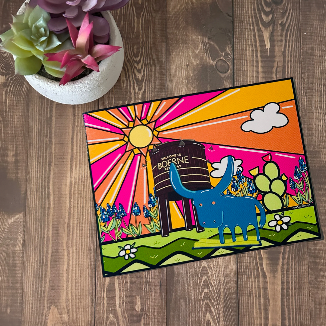 Postcards: Boerne Water Tower