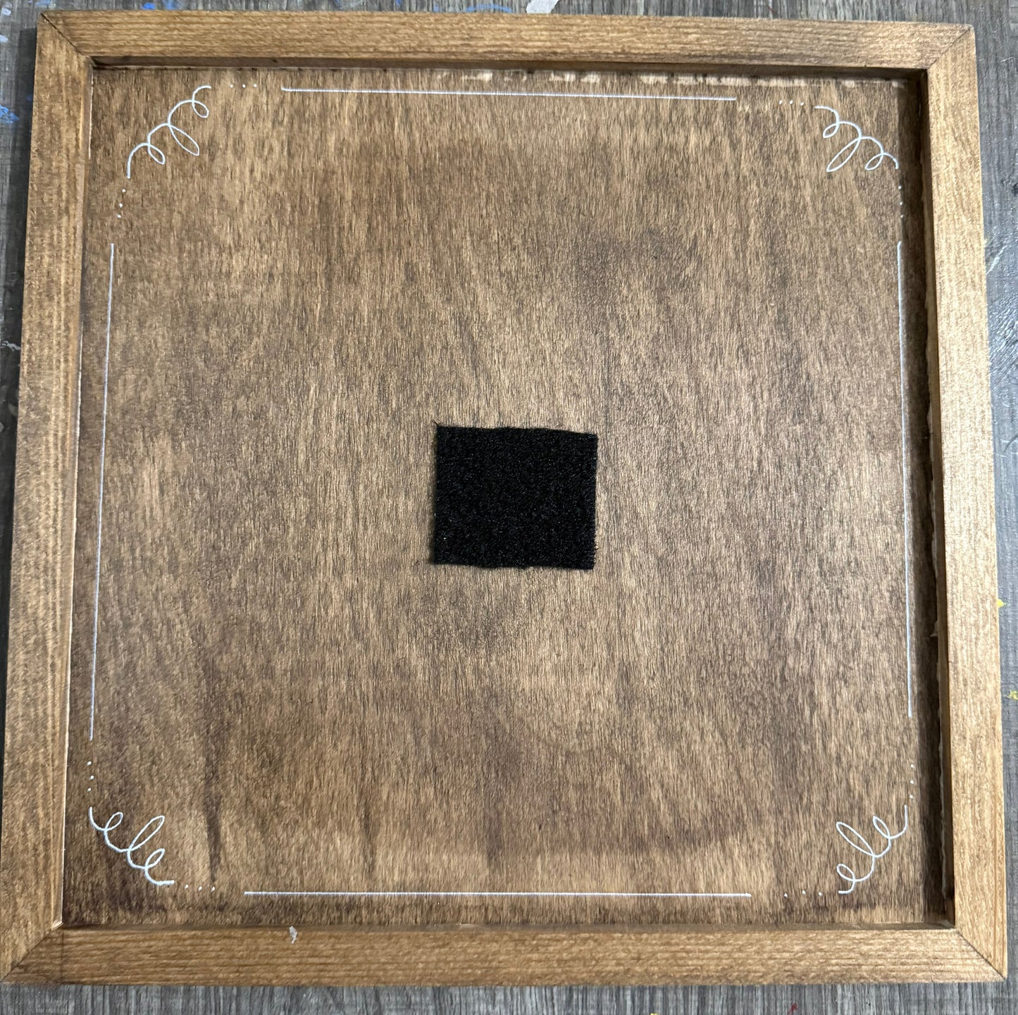 Table top frame