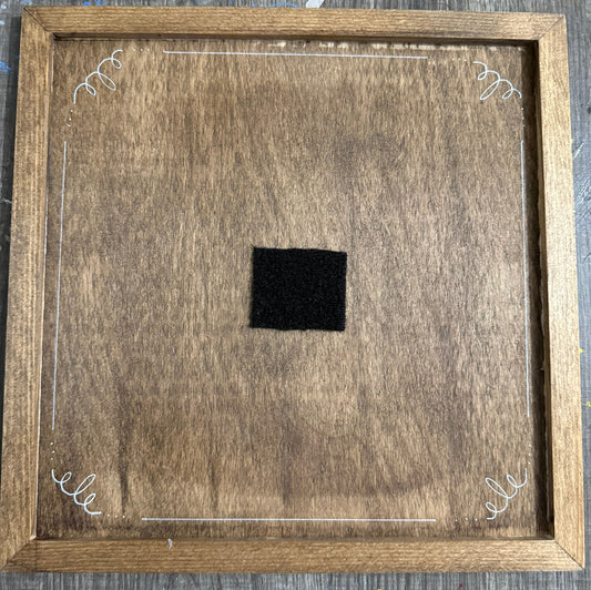 Table top frame