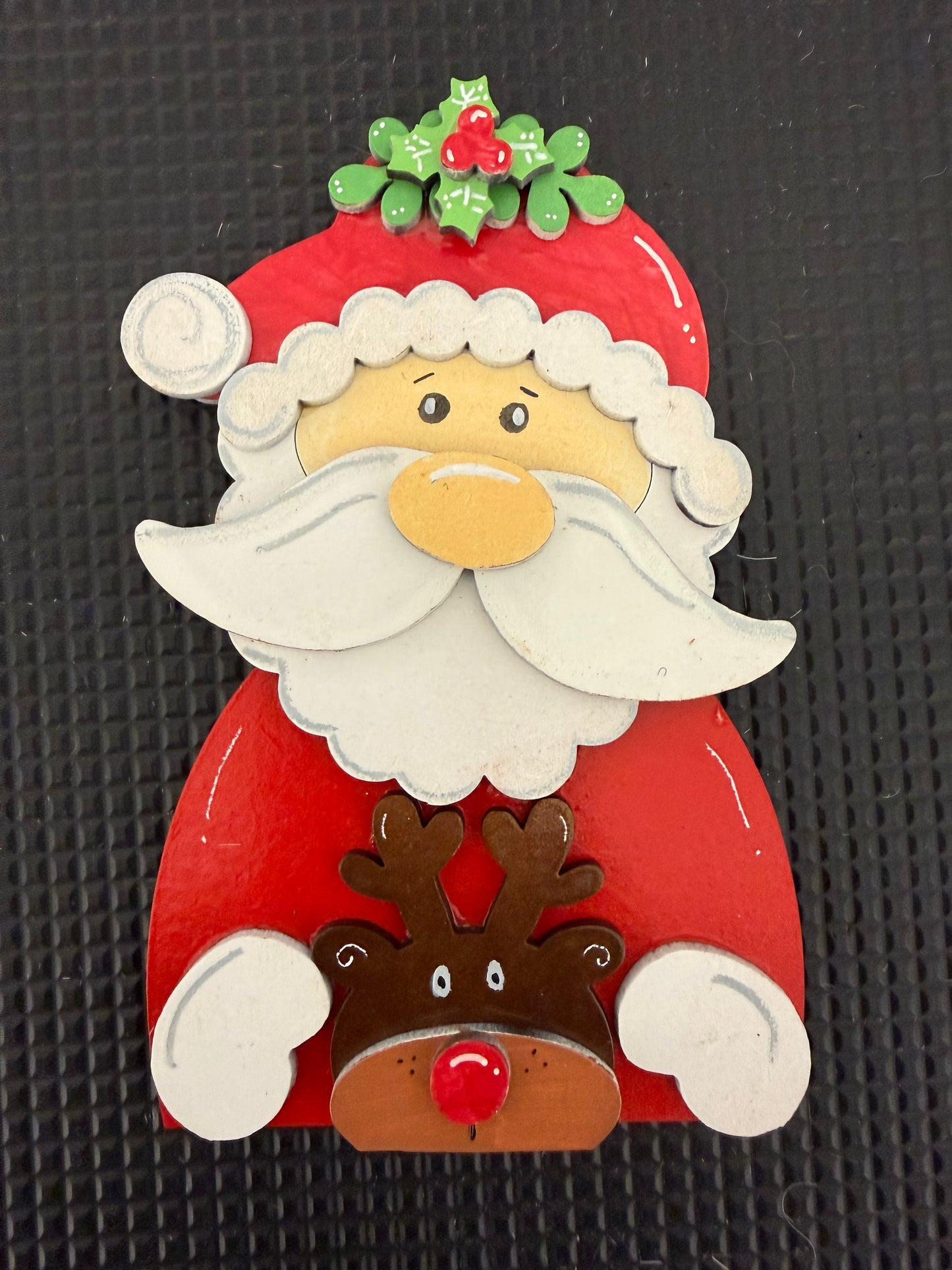 Santa and reindeer