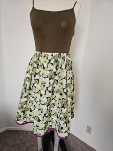 Womens Skirt- Leaves