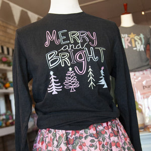 T-Shirts- Merry & Bright Long Sleeve