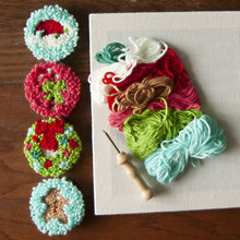 Cozy Christmas Punch Needle Ornament Kit