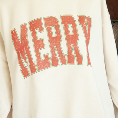 Adult Sweatshirts- Merry