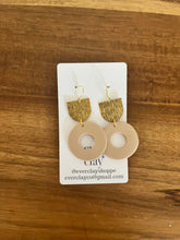 Earrings- Metal and Clay