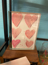 4x5 Be Mine Valentines Day Heart Watercolor paintings
