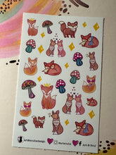 Fox planner stickers