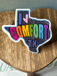 Comfort Love Waterproof Sticker
