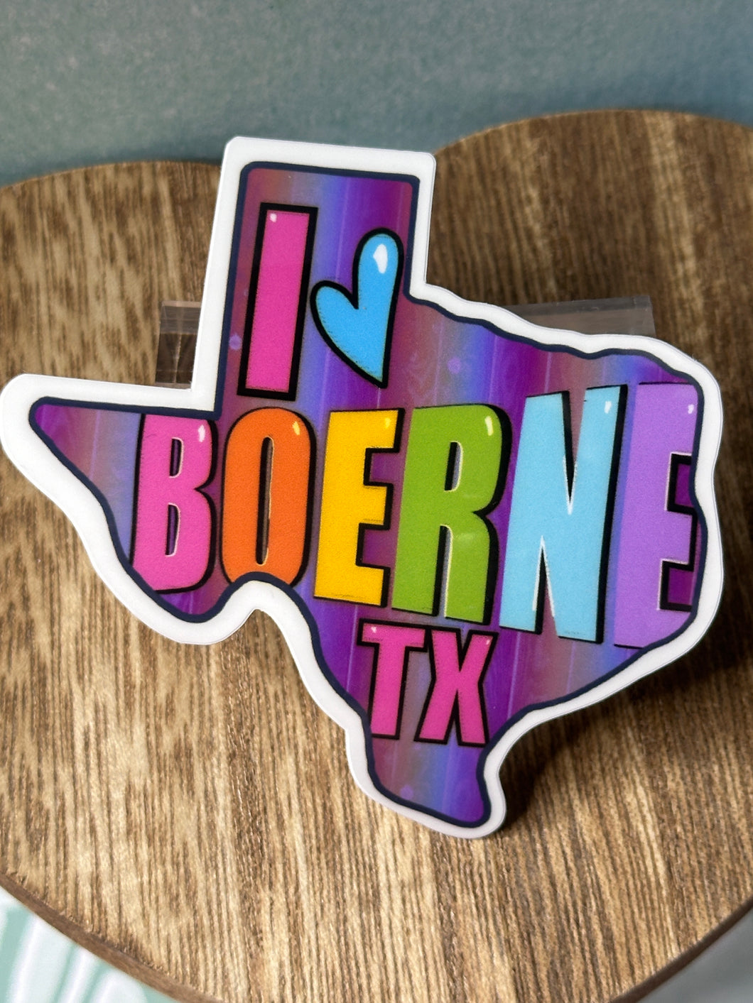 Boerne Love Waterpoof Sticker