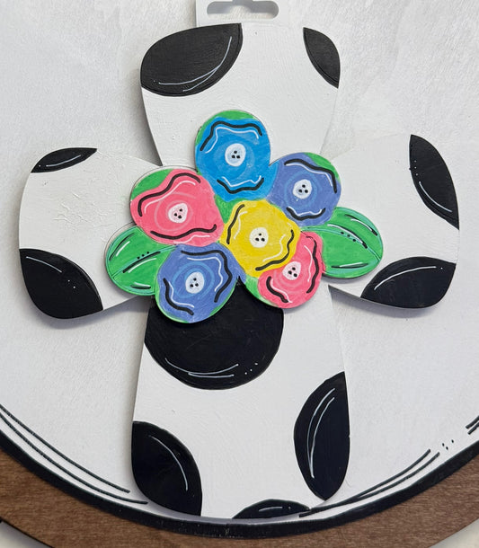 Polka dot cross