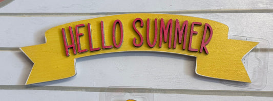 Hello Summer banner