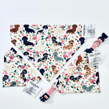 Pet Bandana - Dachshund Weenie among Flowers