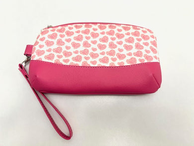 Concha Hearts Wristlet