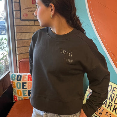 Wearing Wishes CROPPED Sweatshirt