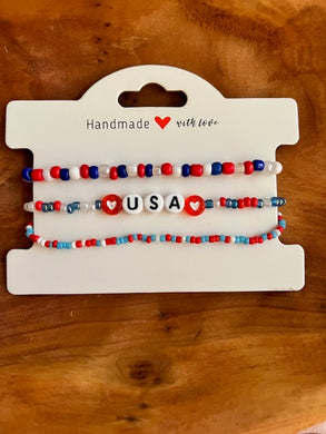 USA bracelet set