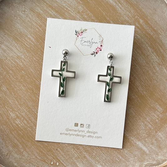 Cross with Ivy