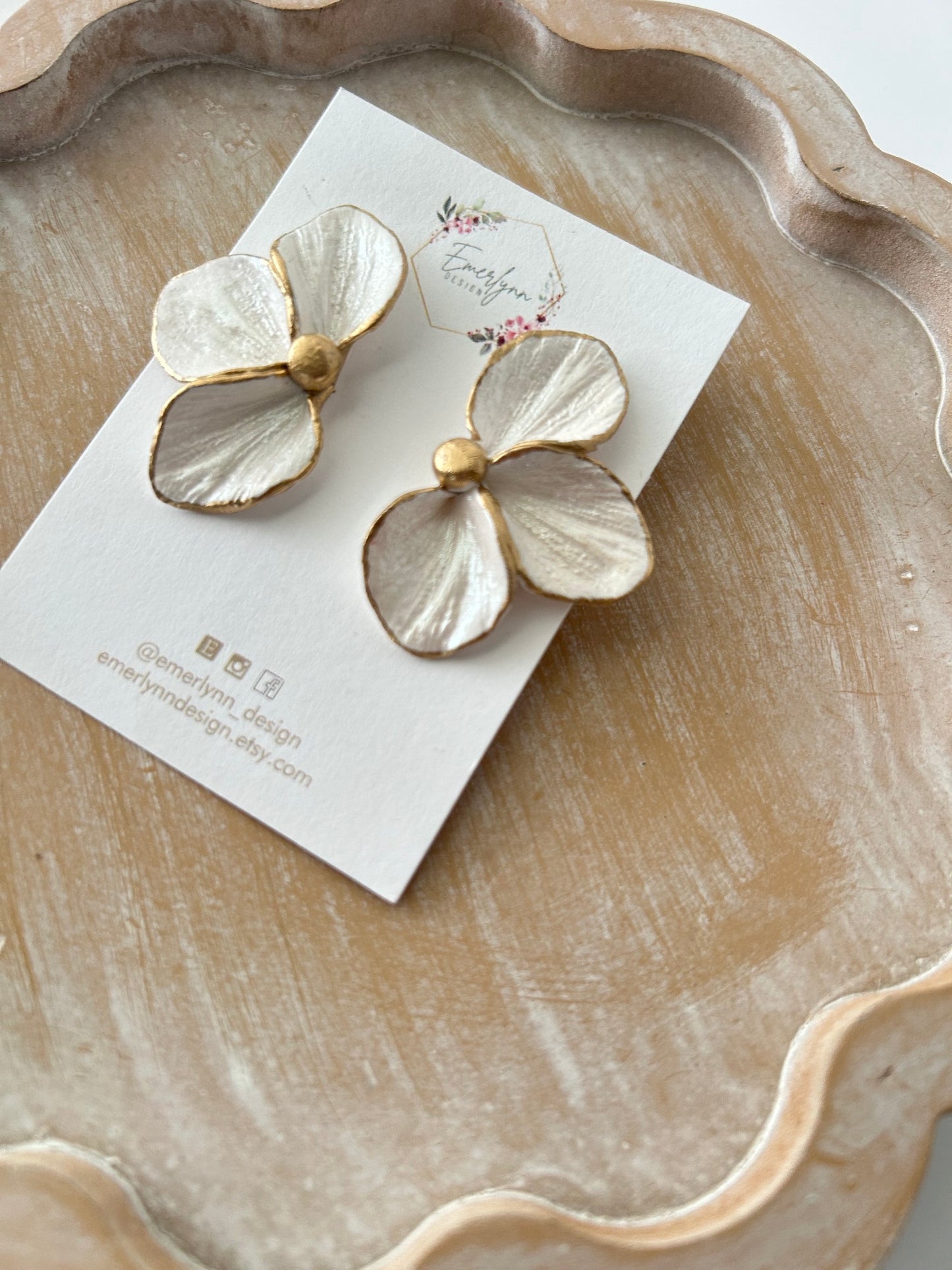 Statment Floral Stud