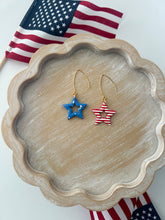 Patriotic Star Earrings
