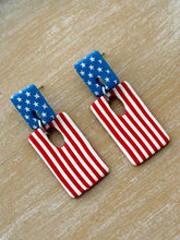 American Flag Earrings