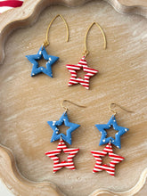 Patriotic Star Earrings