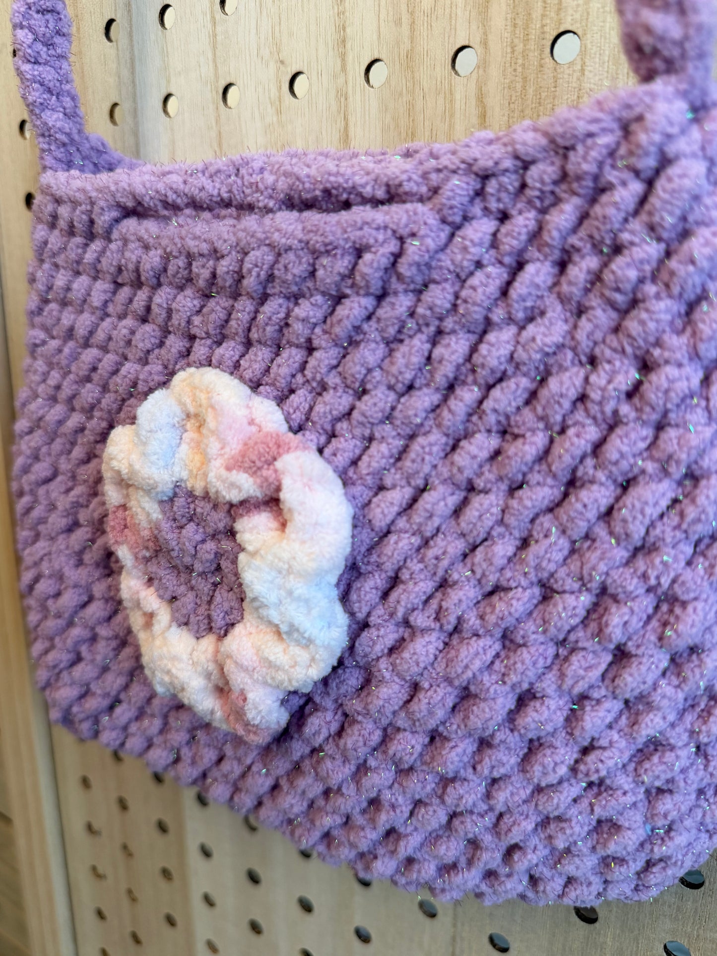 Lavender & Cream Purse