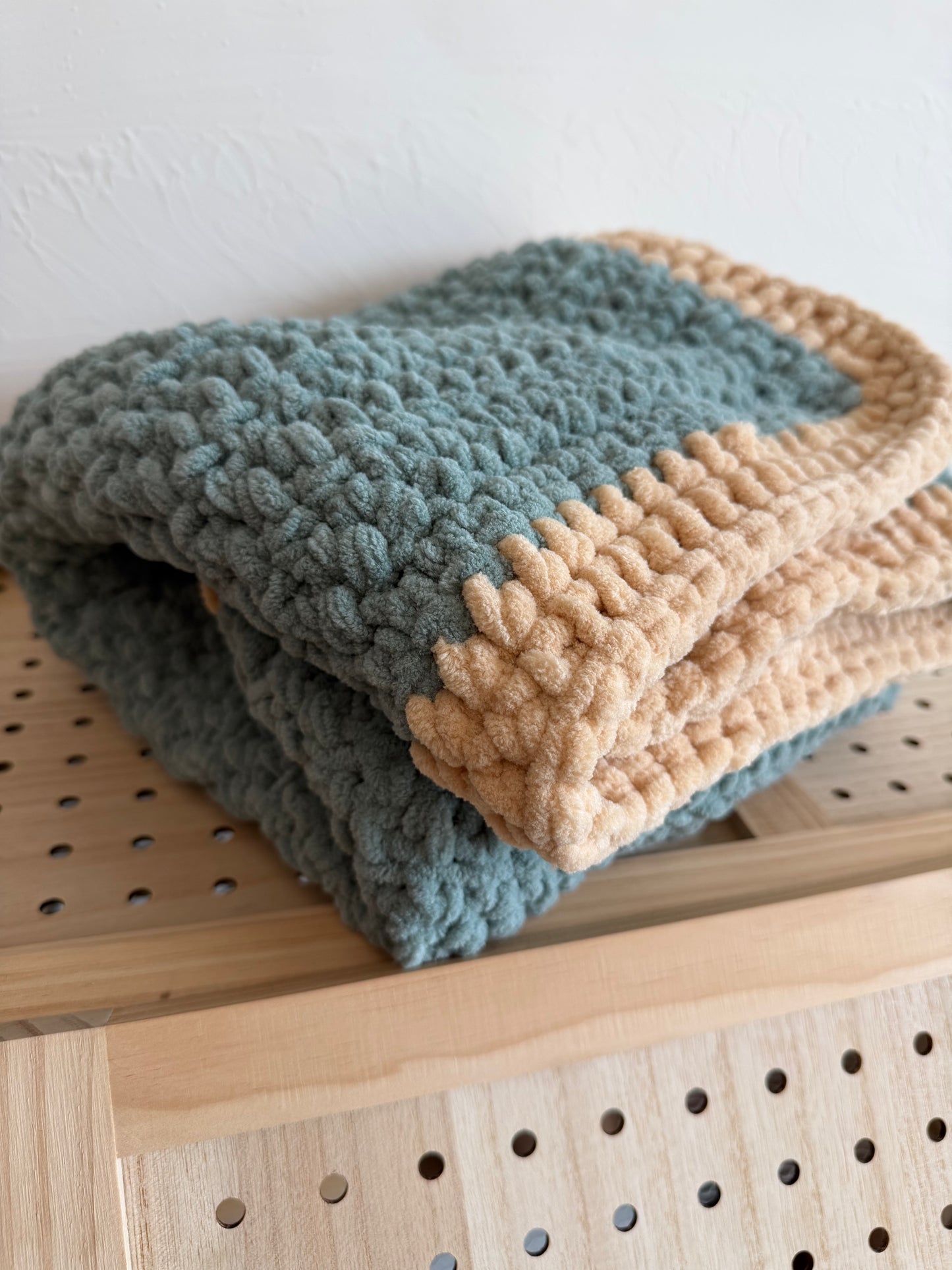 Soft Blue Baby Blanket