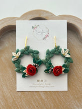 Christmas Wreath Earrings