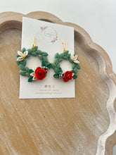 Christmas Wreath Earrings