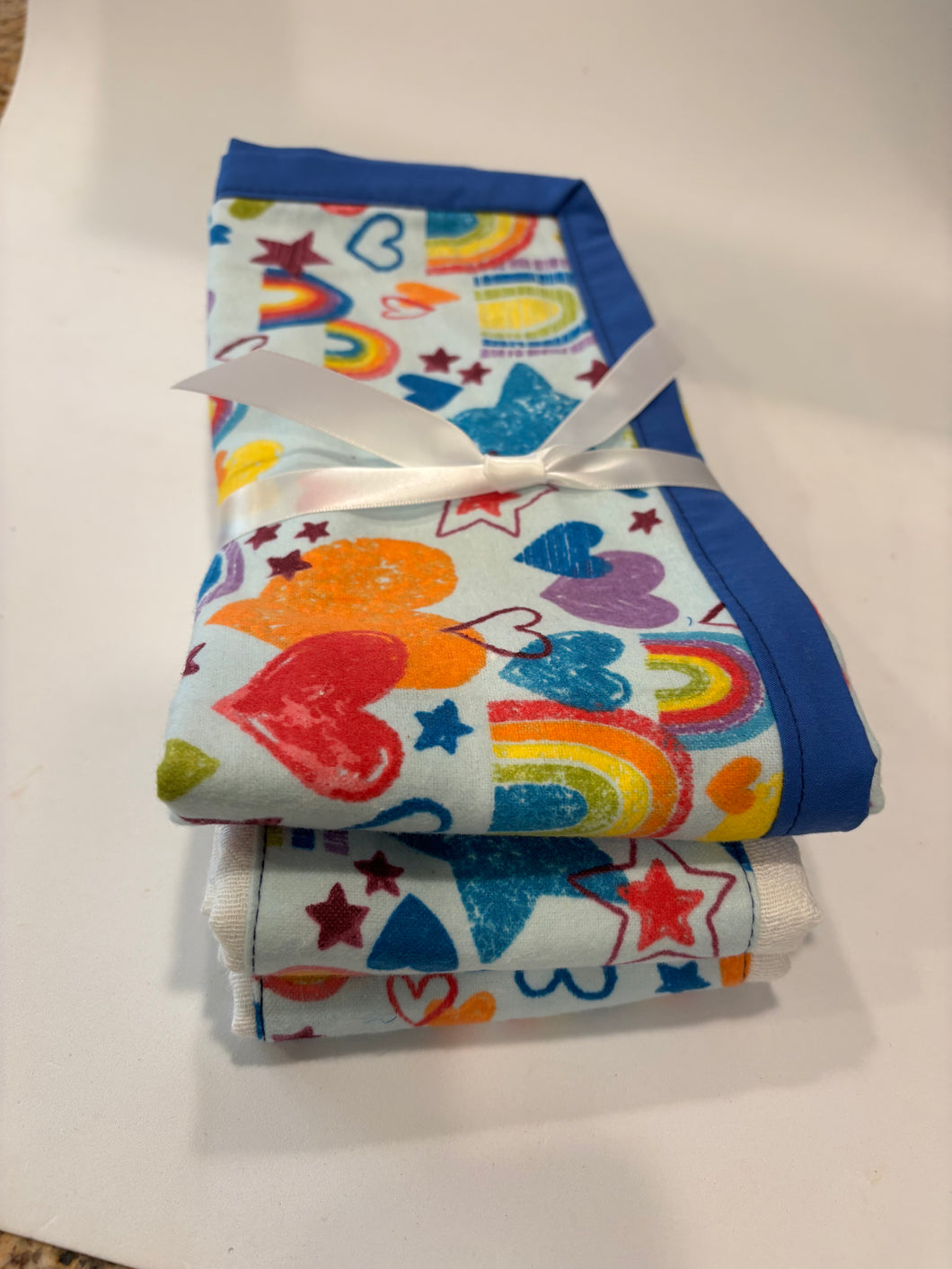 Blanket & 2 Burp Cloths Combo for Infant
