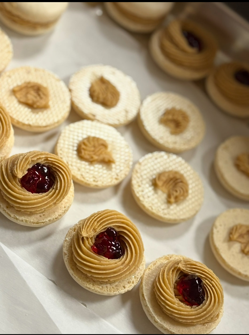 Macarons- Peanut Butter & Jelly