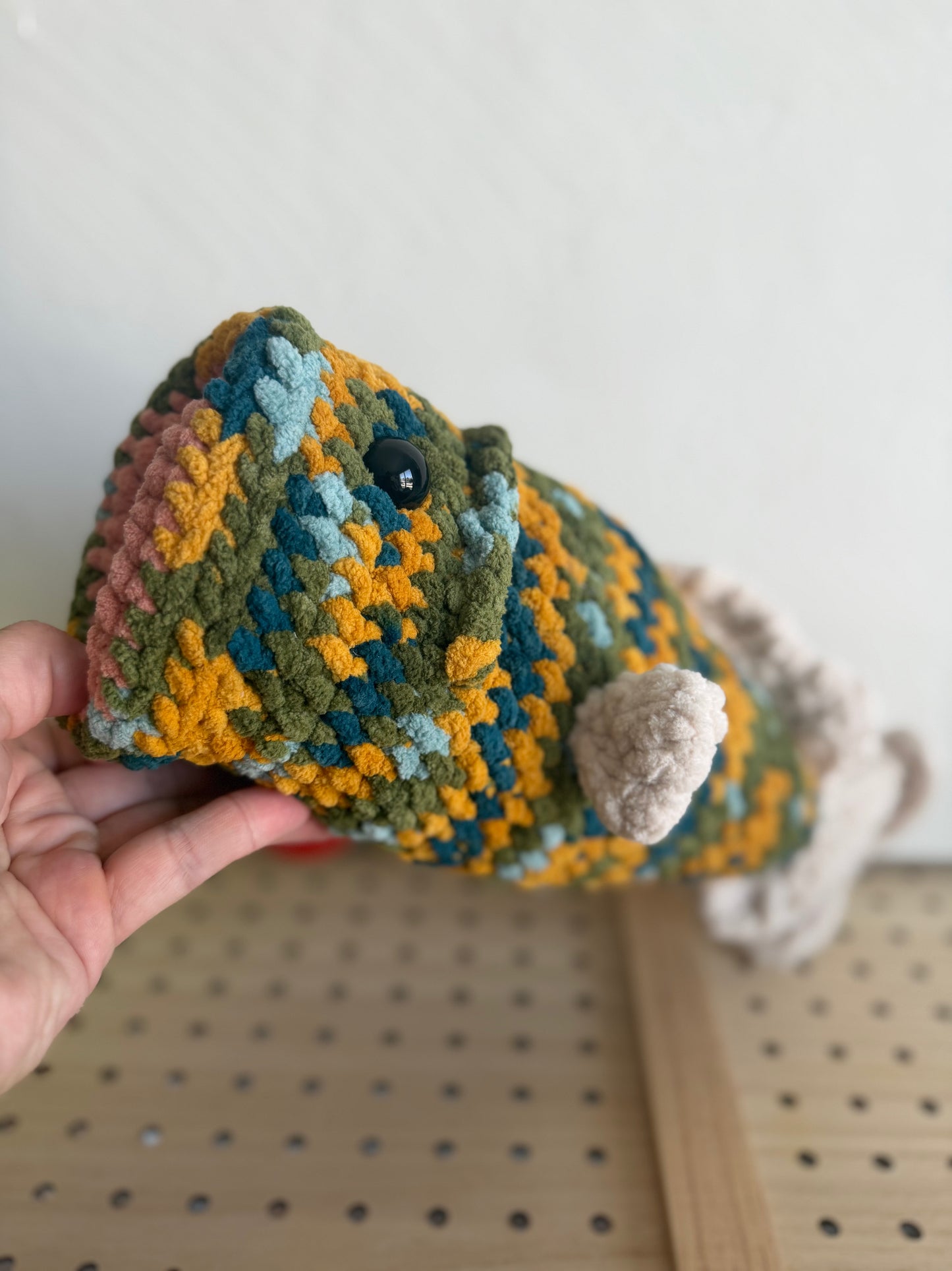 Look, I caught a Bass! Moss Colored Plushie