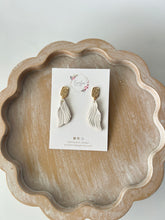 White Petal Earrings