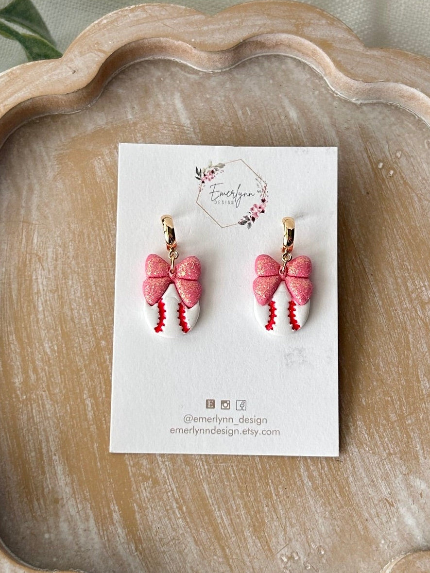 Baseball Earrings