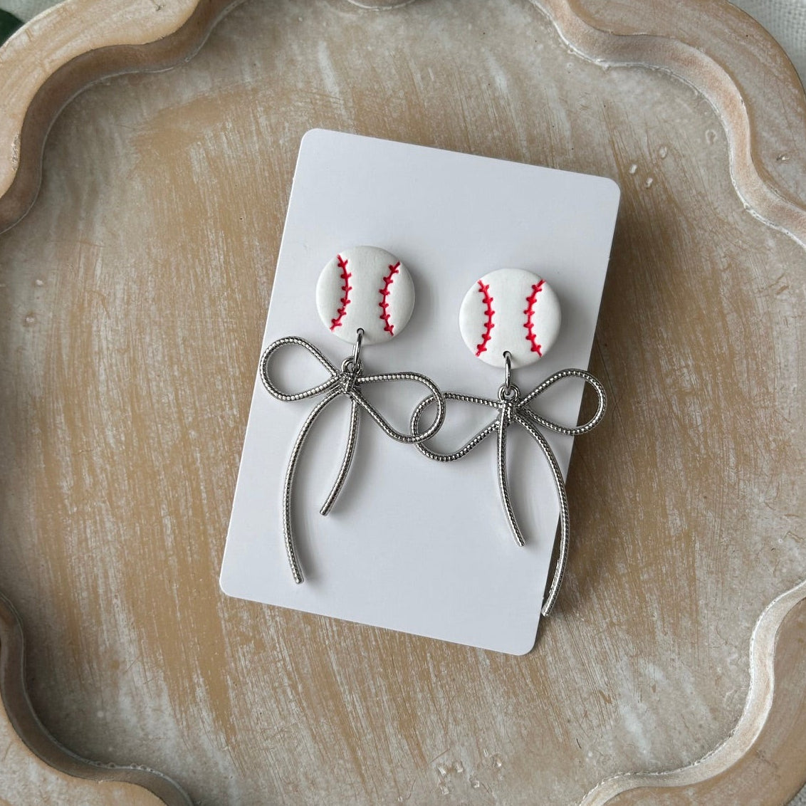 Baseball Earrings
