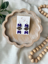 MOM football Earrings