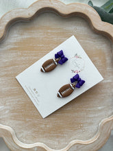School Spirt Football Earrings