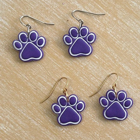 Paw Print Earrings