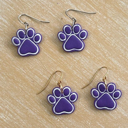 Paw Print Earrings