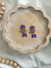 MOM football Earrings