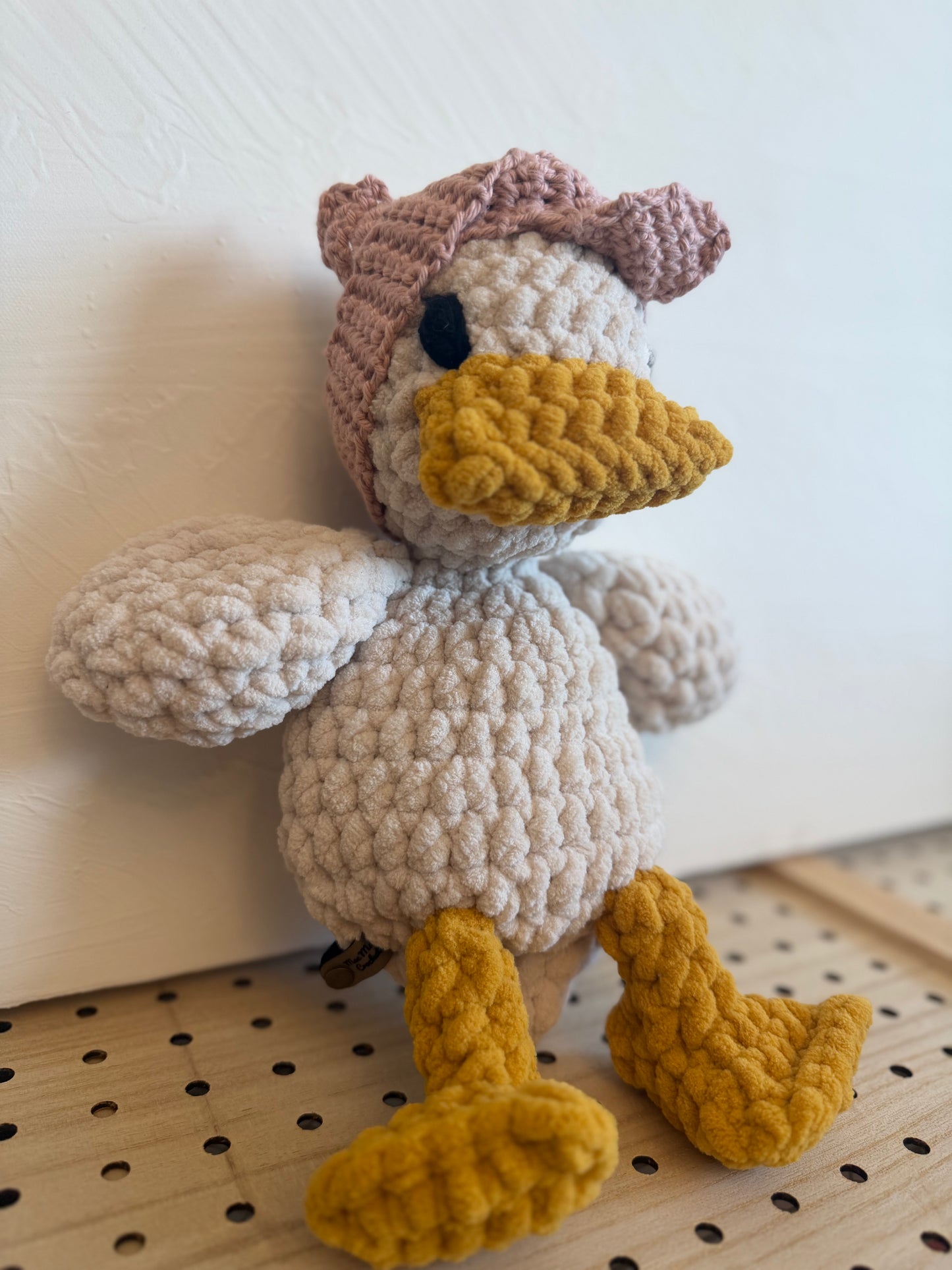 Della Duck with Pink Headband