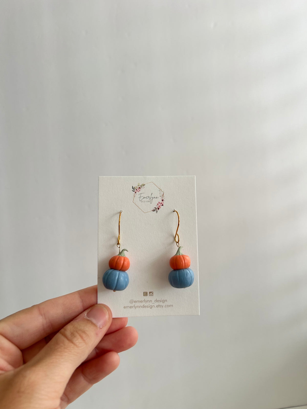 Stack of Pumpkin Earrings