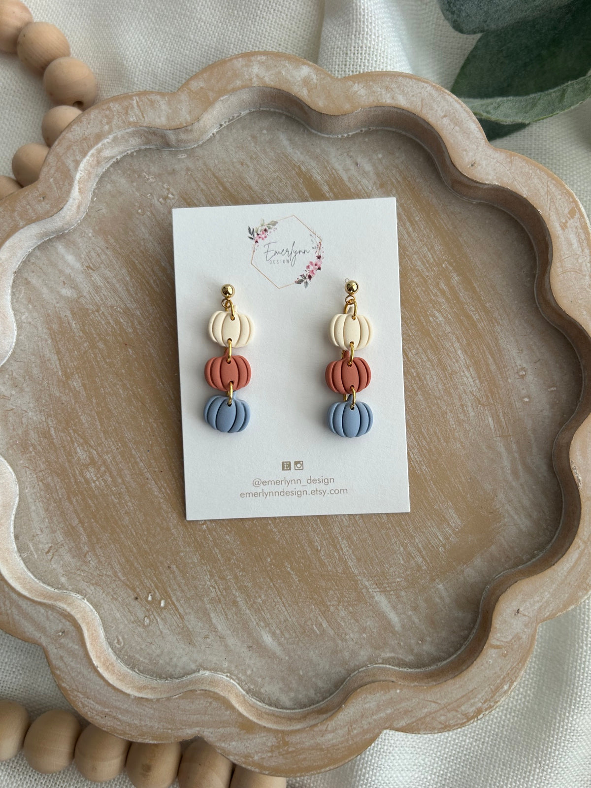 Pumpkin triple dangle