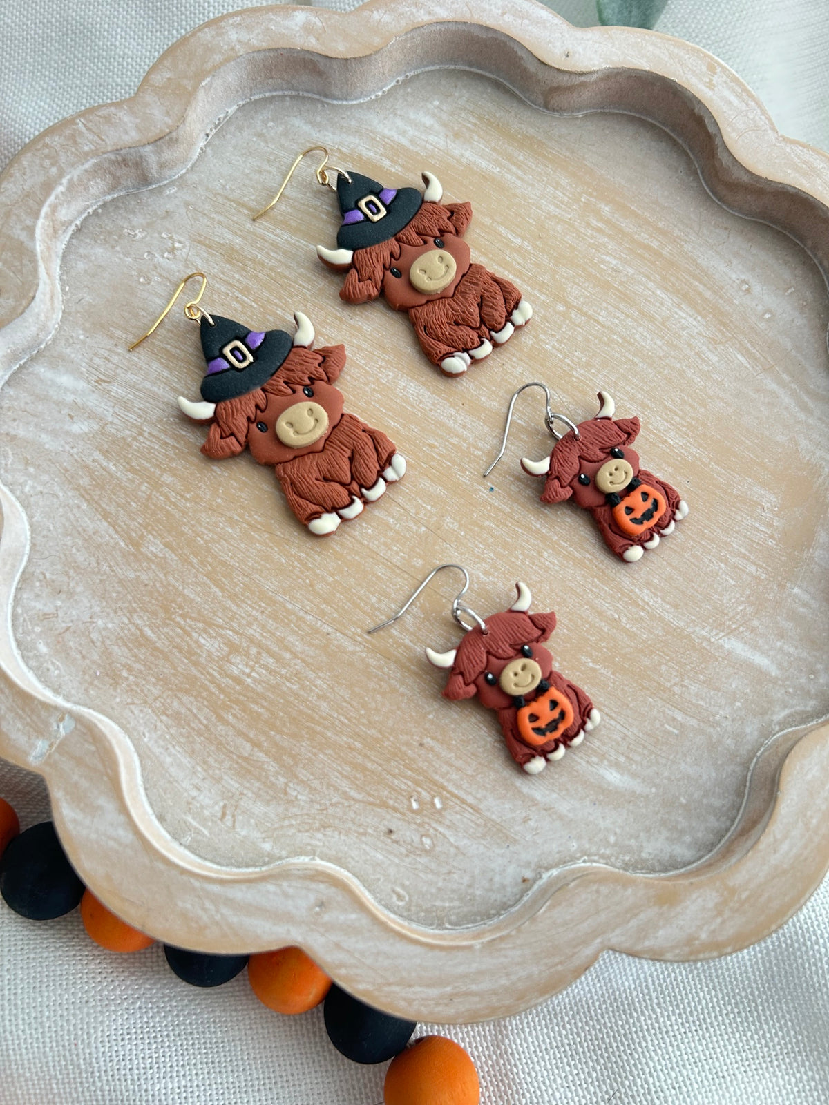 Highland Cow Earrings