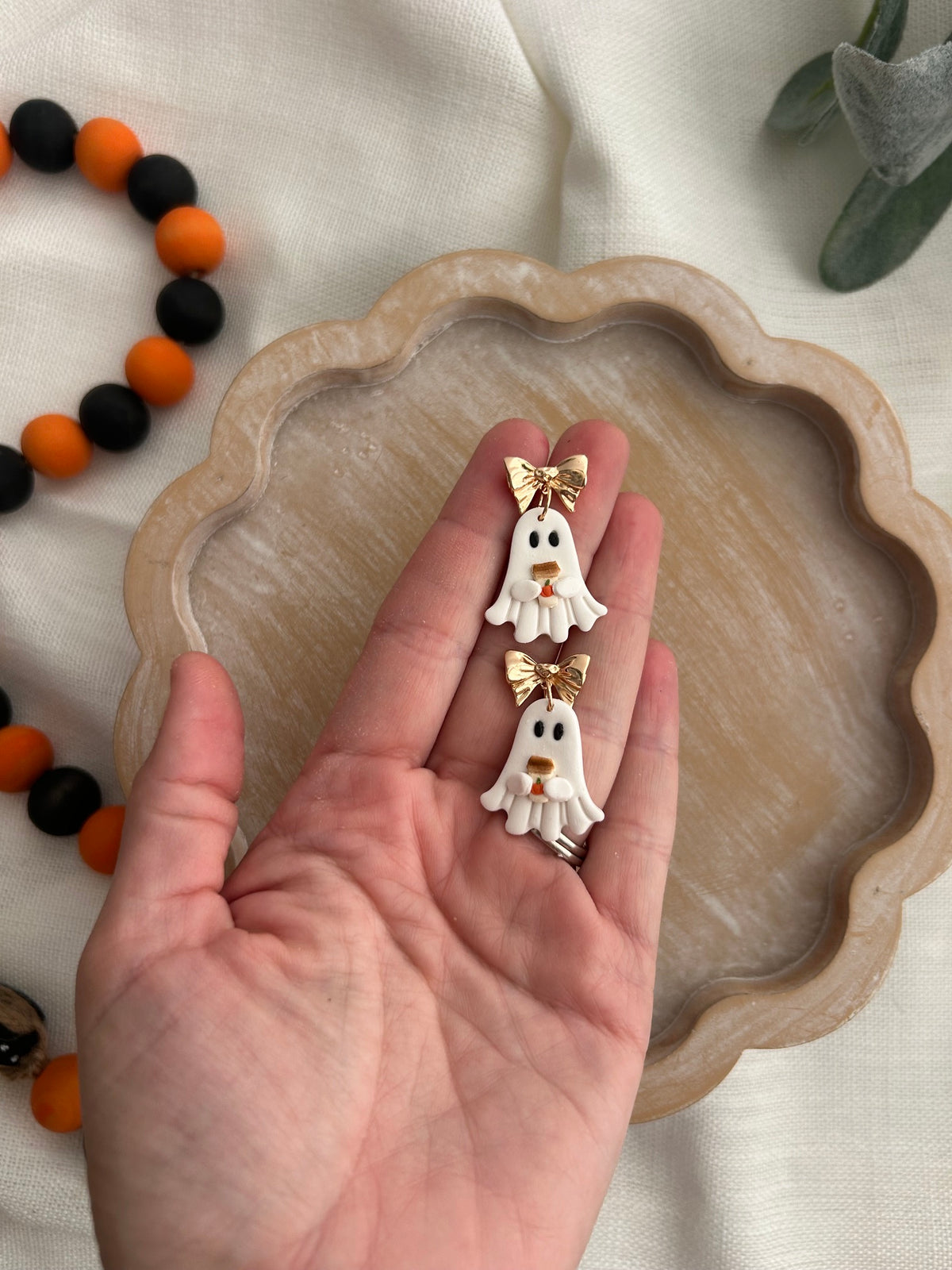 Ghost Latte Earrings
