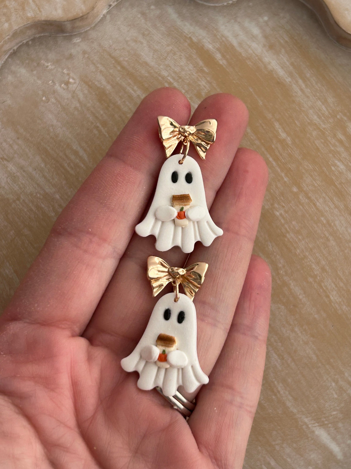 Ghost Latte Earrings