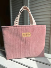 Corduroy Small Tote - Pink