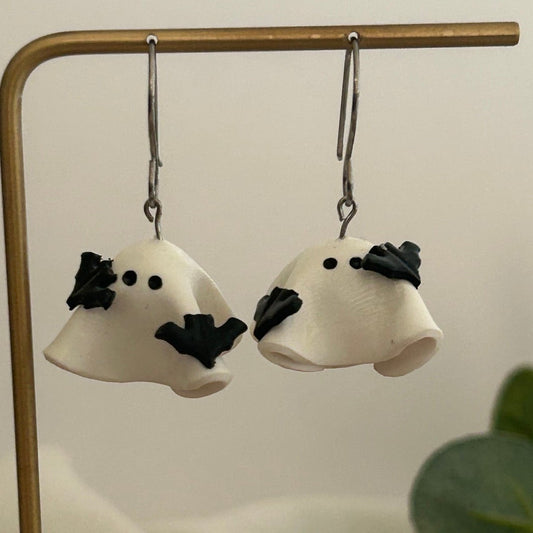 Ghost and Bats Earrings