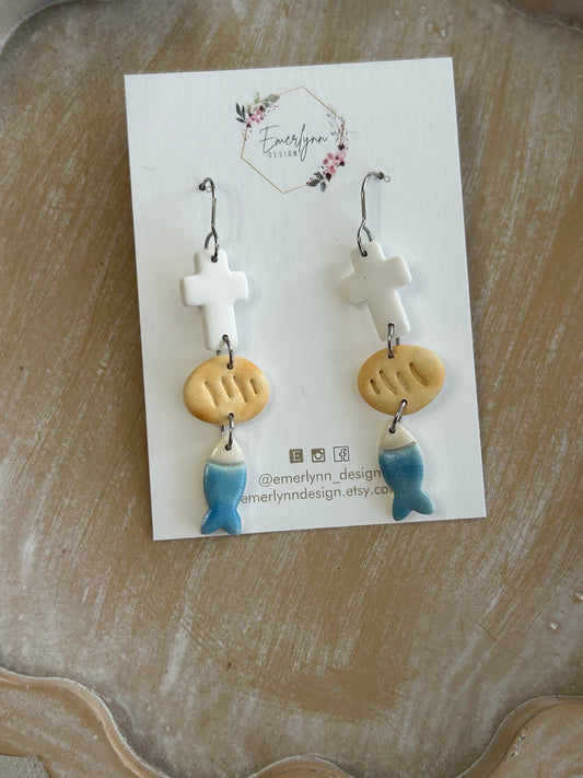 Loaves and Fish earrings