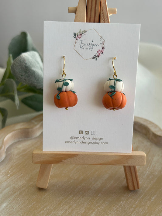 Pumpkin earrings