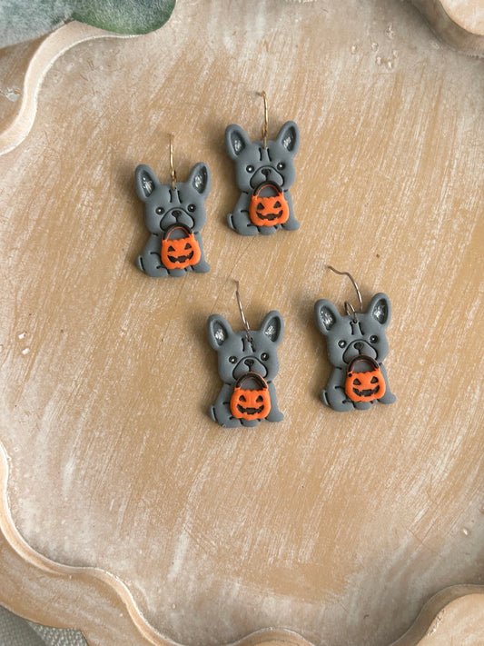 Frenchie Earrings